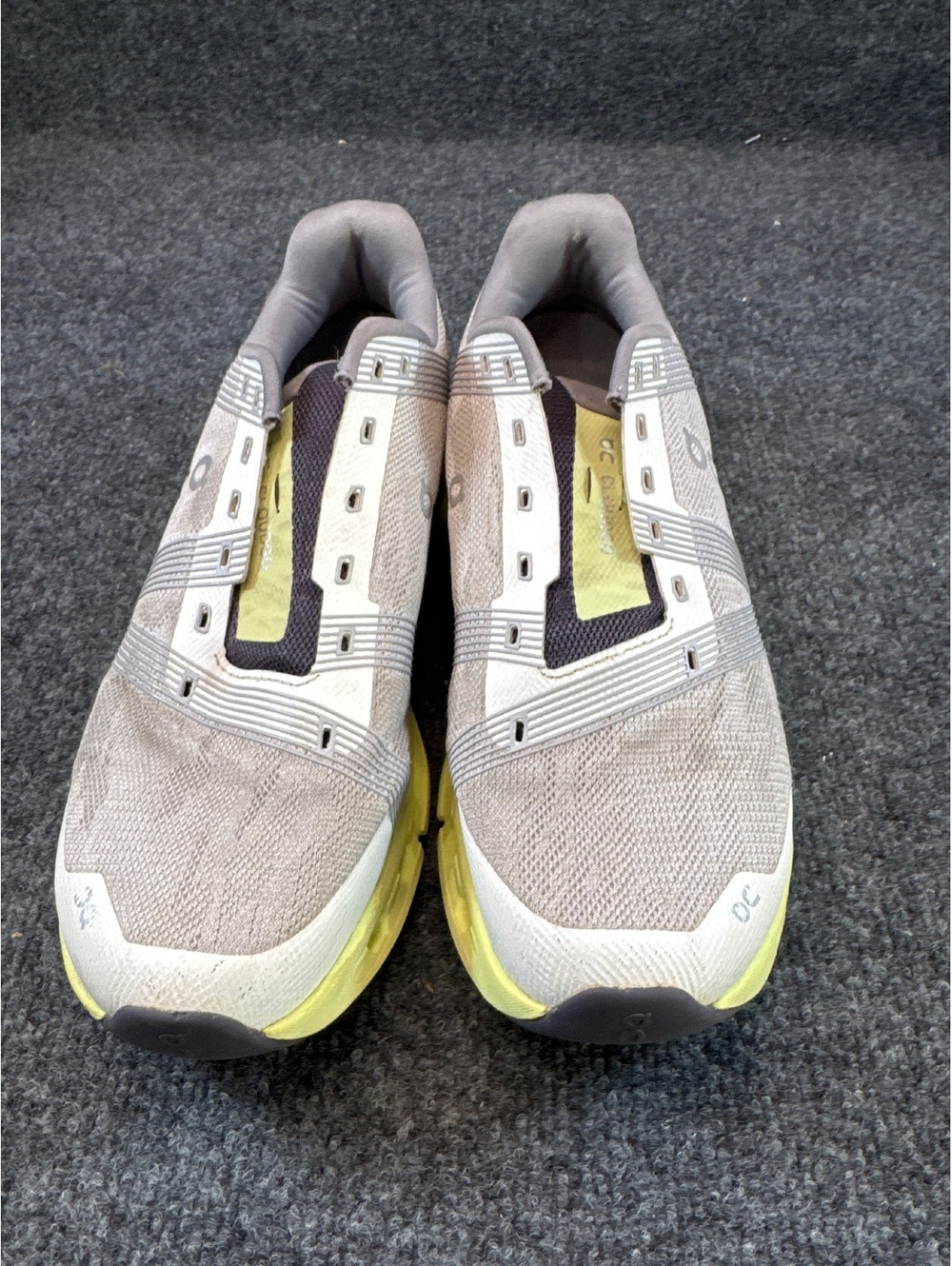 On CloudTec Womens Running Shoes Size 9.5 Gray Yellow Cloudswift Athletic